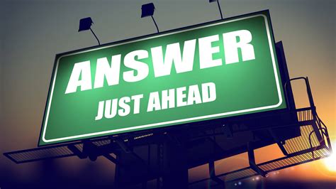 Our Answer .